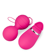 Load image into Gallery viewer, Vibrierende Liebeskugeln mit Vibrator-Fernbedienung