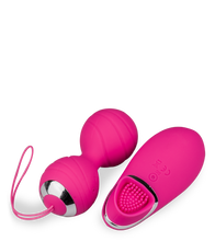 Load image into Gallery viewer, Vibrierende Liebeskugeln mit Vibrator-Fernbedienung