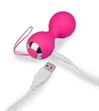 Load image into Gallery viewer, Vibrierende Liebeskugeln mit Vibrator-Fernbedienung