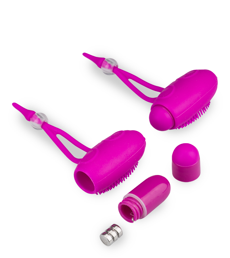 Vibrierende Silikon-Nippelklemmen