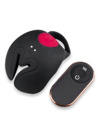 Load image into Gallery viewer, Vibrierender Cockring mit Hoden-Massager Sunday