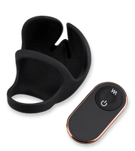 Load image into Gallery viewer, Vibrierender Cockring mit Hoden-Massager Sunday