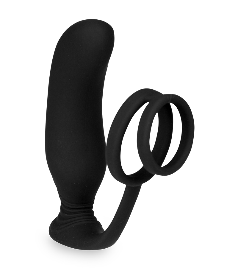 Vibrierender Prostatastimulator mit Cockring Lanco