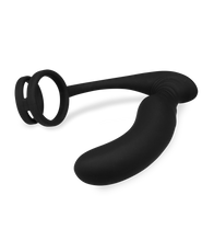 Load image into Gallery viewer, Vibrierender Prostatastimulator mit Cockring Lanco