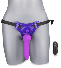 Load image into Gallery viewer, Vibrierender Strap-On-Dildo mit kugelförmiger Basis
