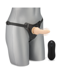 Load image into Gallery viewer, Vibrierender Strap-On-Dildo mit kugelförmiger Basis