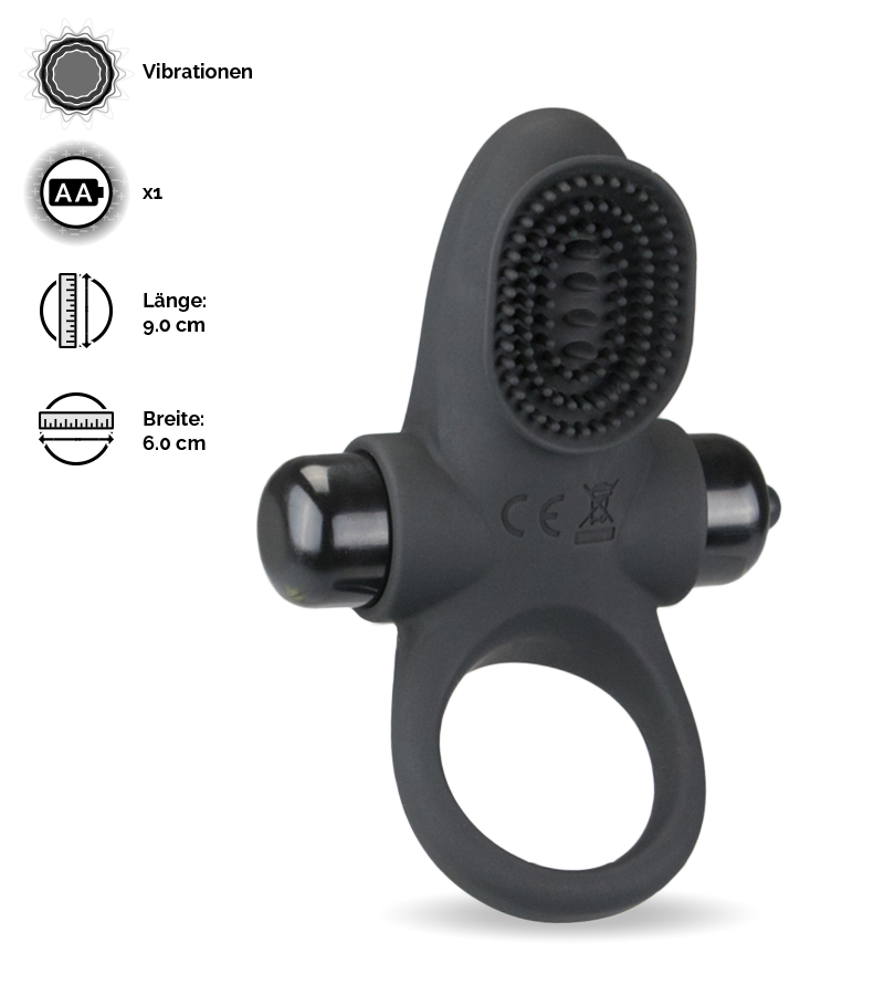 Vibro-Cockring mit Noppen