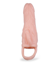 Load image into Gallery viewer, Vibro-Penishülle mit Anus- und Klitorisreizer
