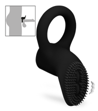 Load image into Gallery viewer, Vibro-Penisring mit Noppen
