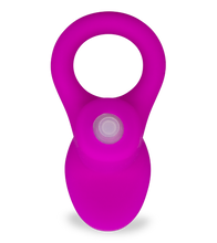 Load image into Gallery viewer, Vibro-Penisring mit Noppen