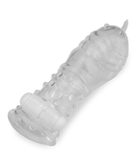 Load image into Gallery viewer, Vibro-Sleeve mit Noppen Crystal