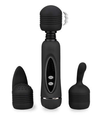 Wand Massager mit 3 Aufsätzen