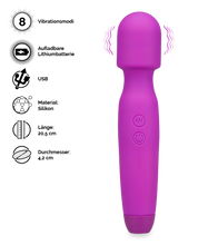 Load image into Gallery viewer, Wand Massager mit 8 Modi Wizard