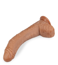 Load image into Gallery viewer, XXL-Dildo mit Saugnapf und gekrümmtem Schaft